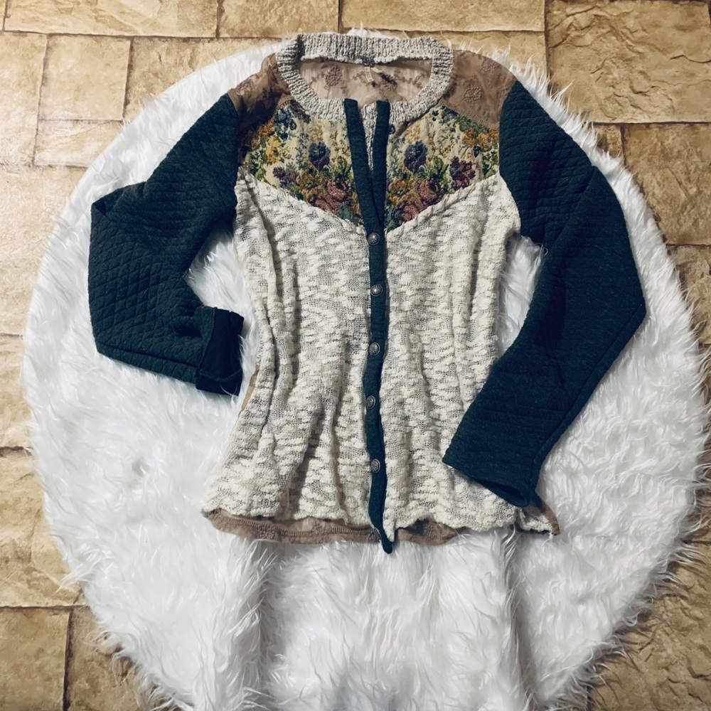 ππππππΎππ Patchwork α΄α΄α΄α΄sα΄ΚΚ Cardigan - Picture 4 of 6